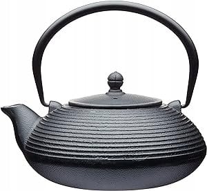 Teapot with a Sstrainer 900ml Black GB40LCTEACAST02 (5057982083045)