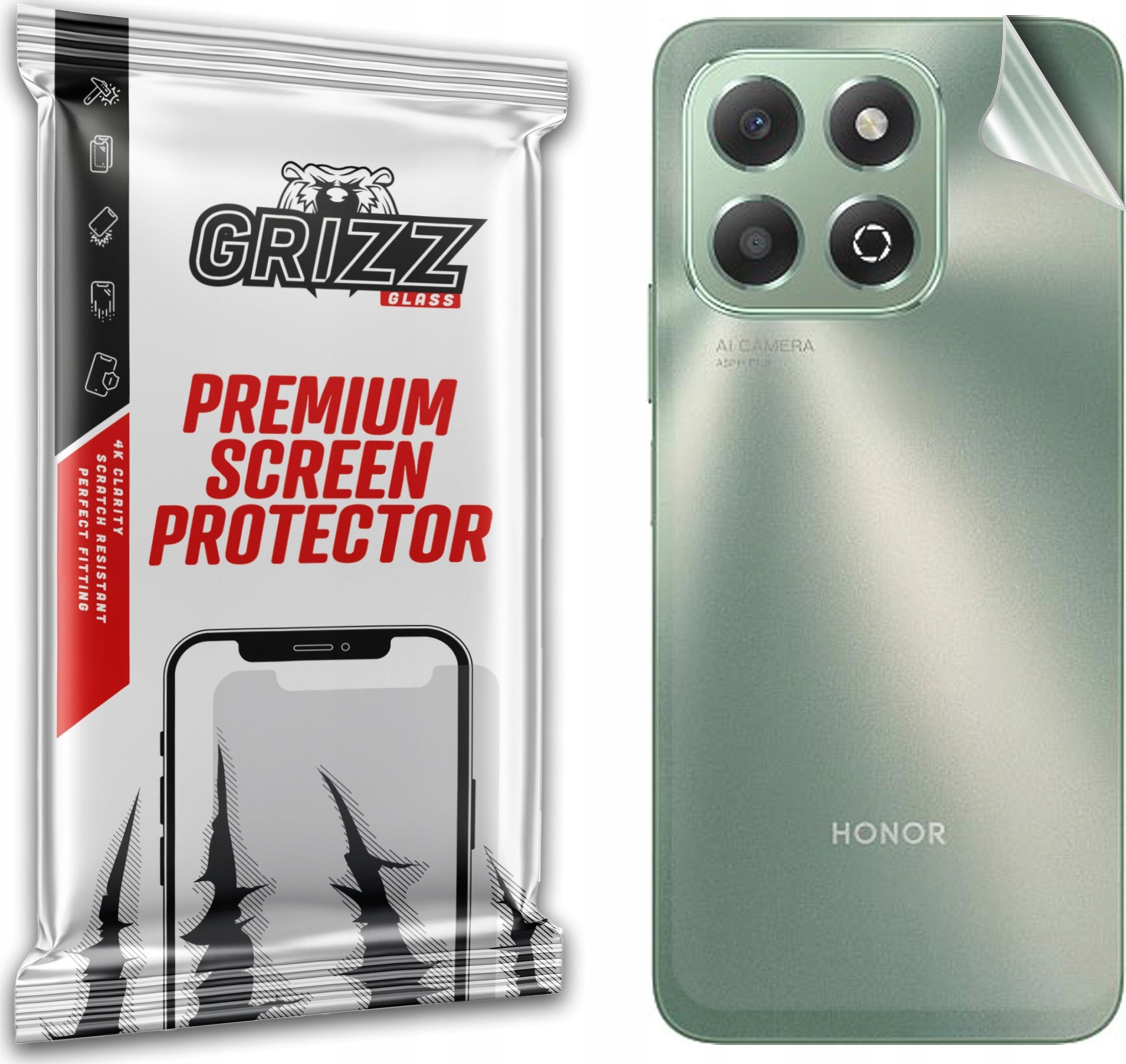 GrizzGlass Folia na tył GrizzGlass SatinSkin do Honor X6b