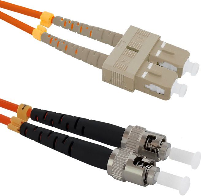 Qoltec Optic Patchcord SC/UPC - ST/UPC MM 50/125 OM2 3m (54065)