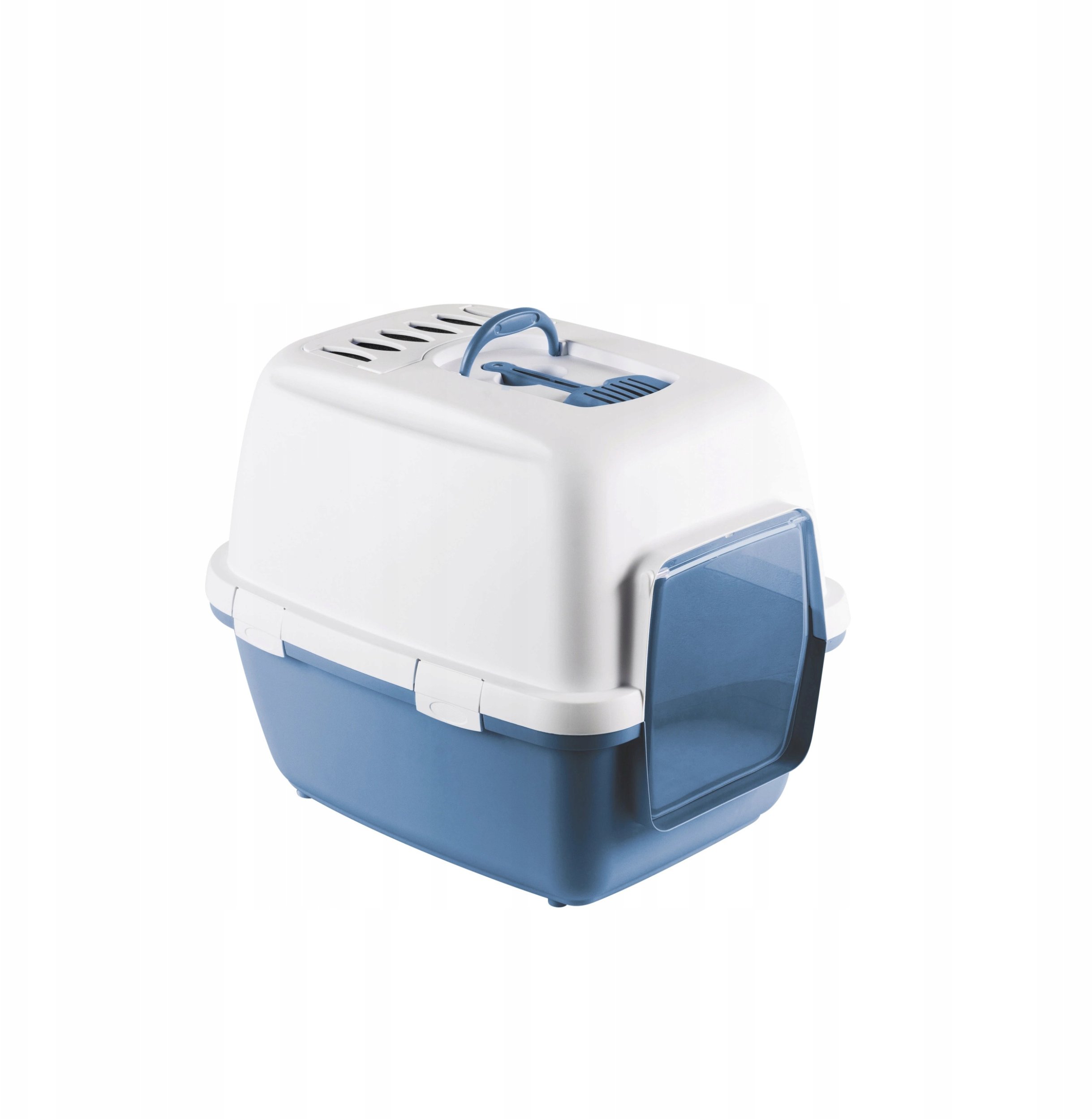 Cathy Comfort closed toilet 58x45x48cm white/blue 8003507990012