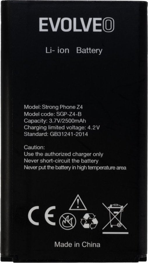 Bateria Evolveo EVOLVEO originální baterie 2500 mAh pro StrongPhone Z4,W4