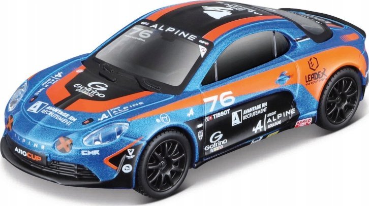 Bburago 2018 Alpine A110 Cup metalic blue BBURAGO