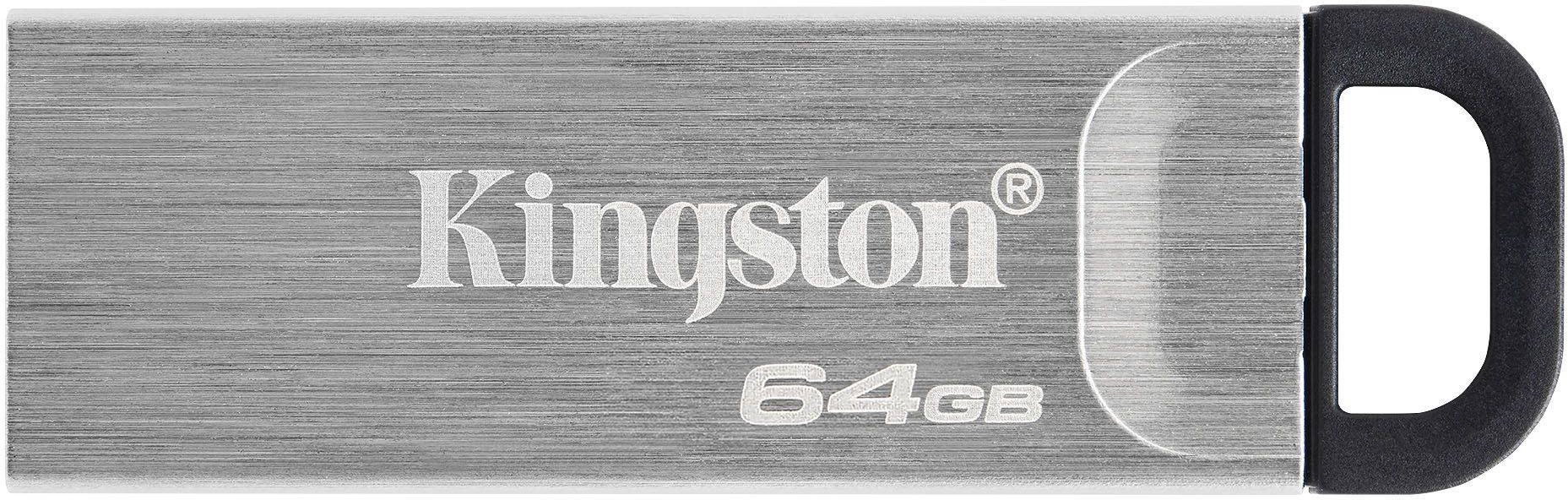 Kingston Technology DataTraveler Kyson Co-Logo pamięć USB 64 GB USB Typu-A 3.2 Gen 1 (3.1 Gen 1) Srebrny