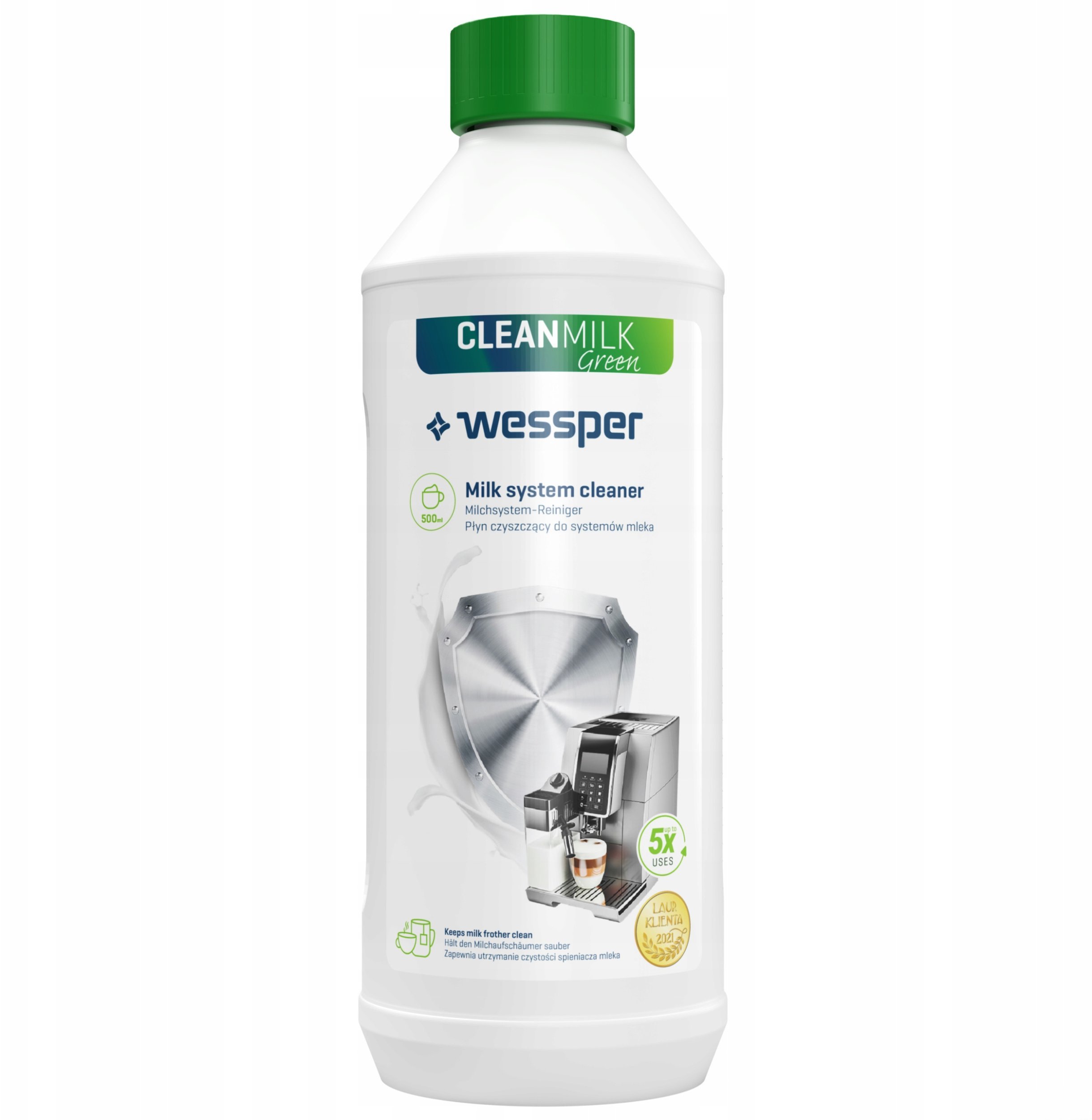 Płyn czyszczący do systemów mleka CleanMilk Green (WES110-GREEN K)