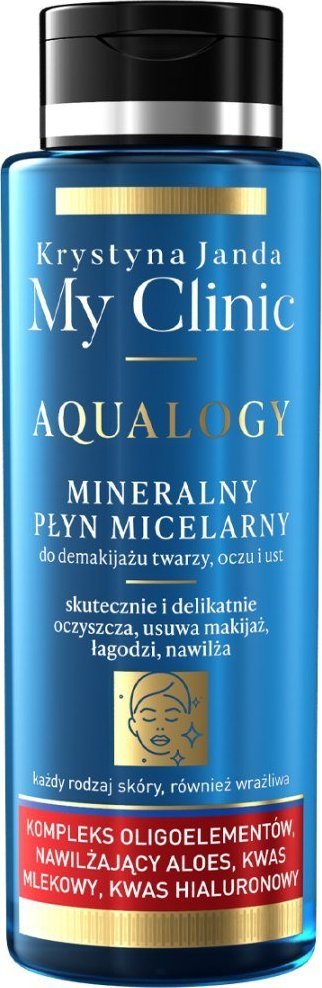 Janda My Clinic Aqualogy Mineralny płyn micelarny 400ml