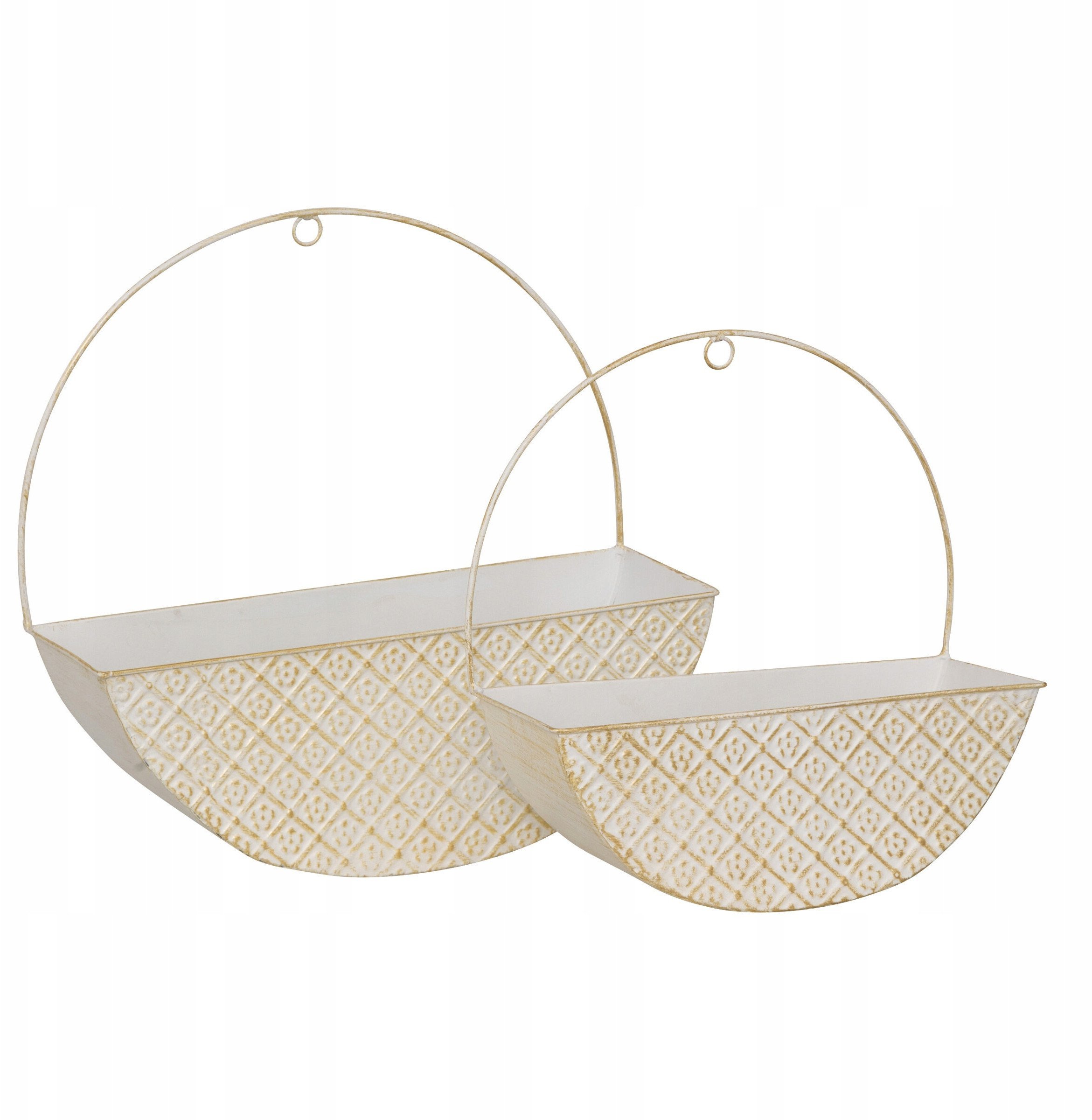 Zestaw 2 doniczek ściennych TINO, 34 cm