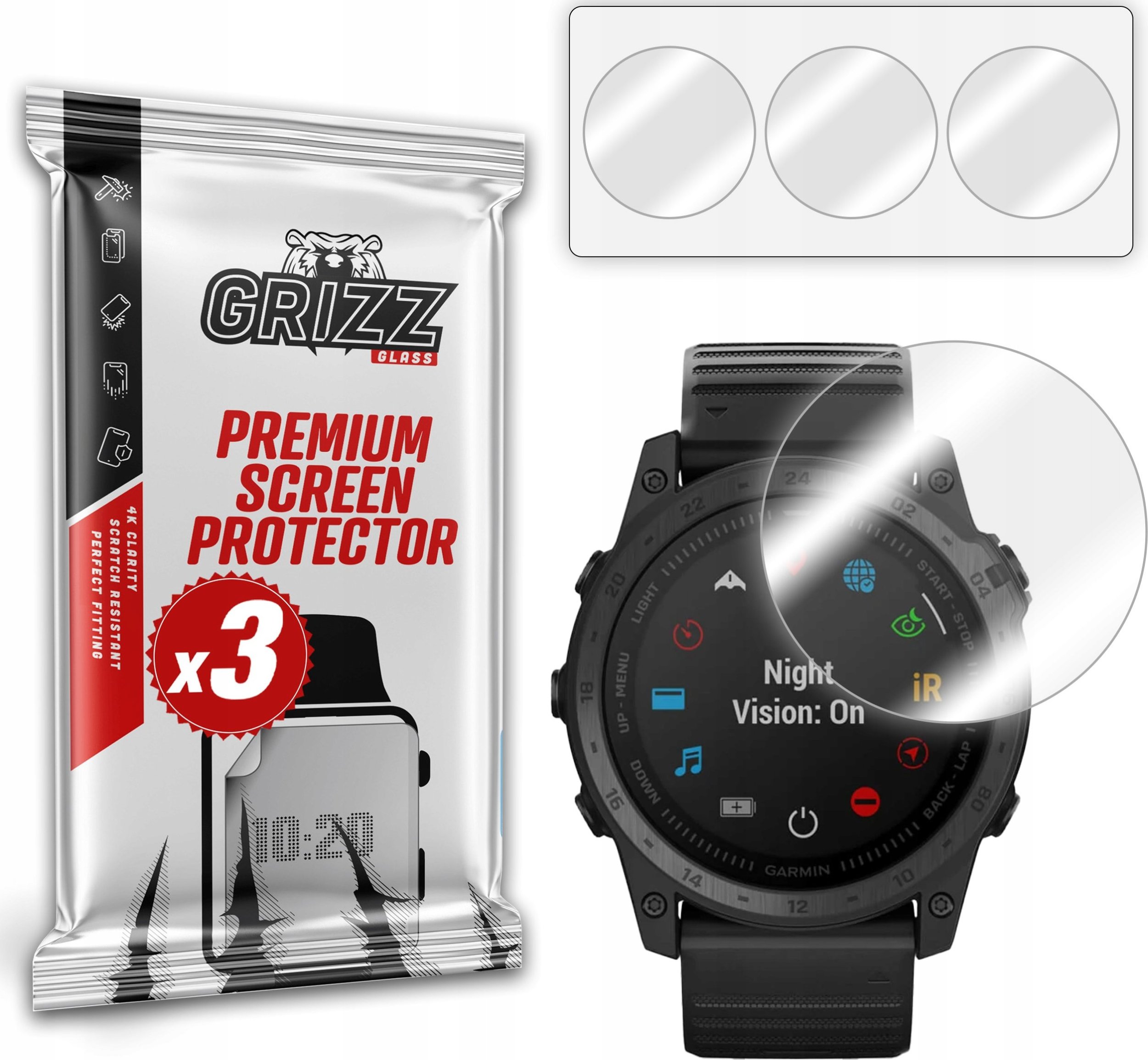 Folia hydrożelowa GrizzGlass Hydrofilm do Garmin tactix 7