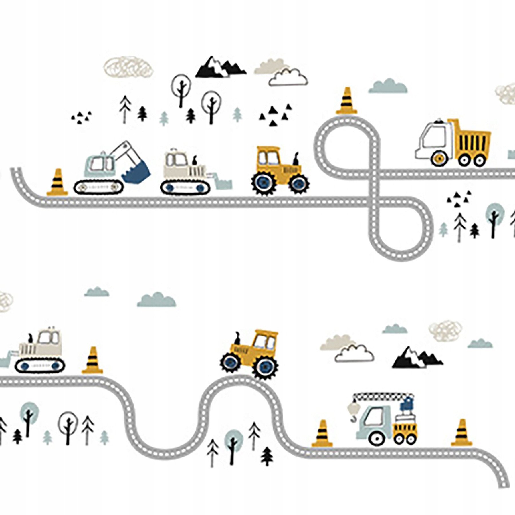 ROOM Decor SIPO-WS63042 NAKLEJKI NA ŚCIANE TRAKTORY ULICA