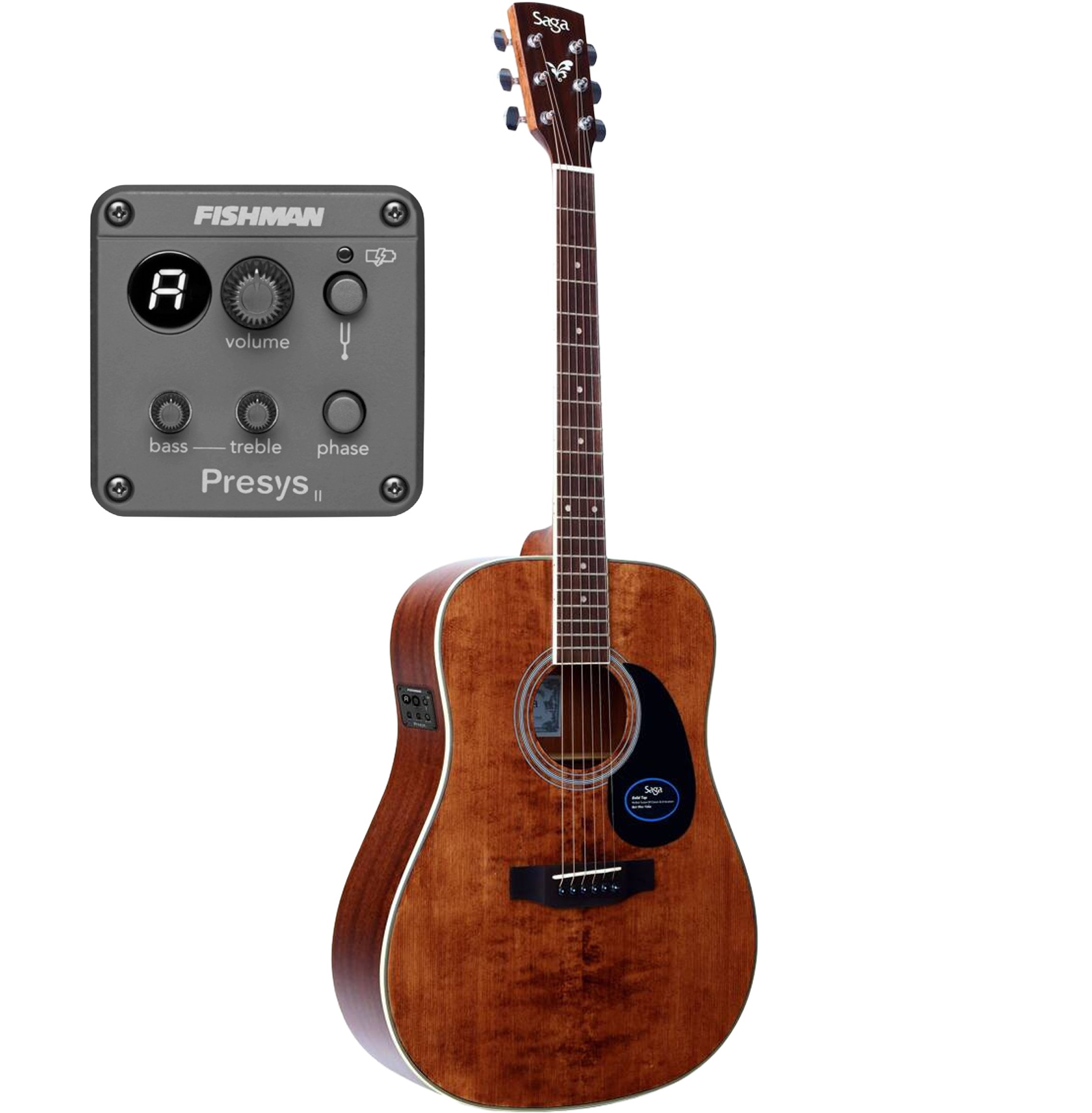 SAGA SF700E Vintage Gitara elektro-akustyczna