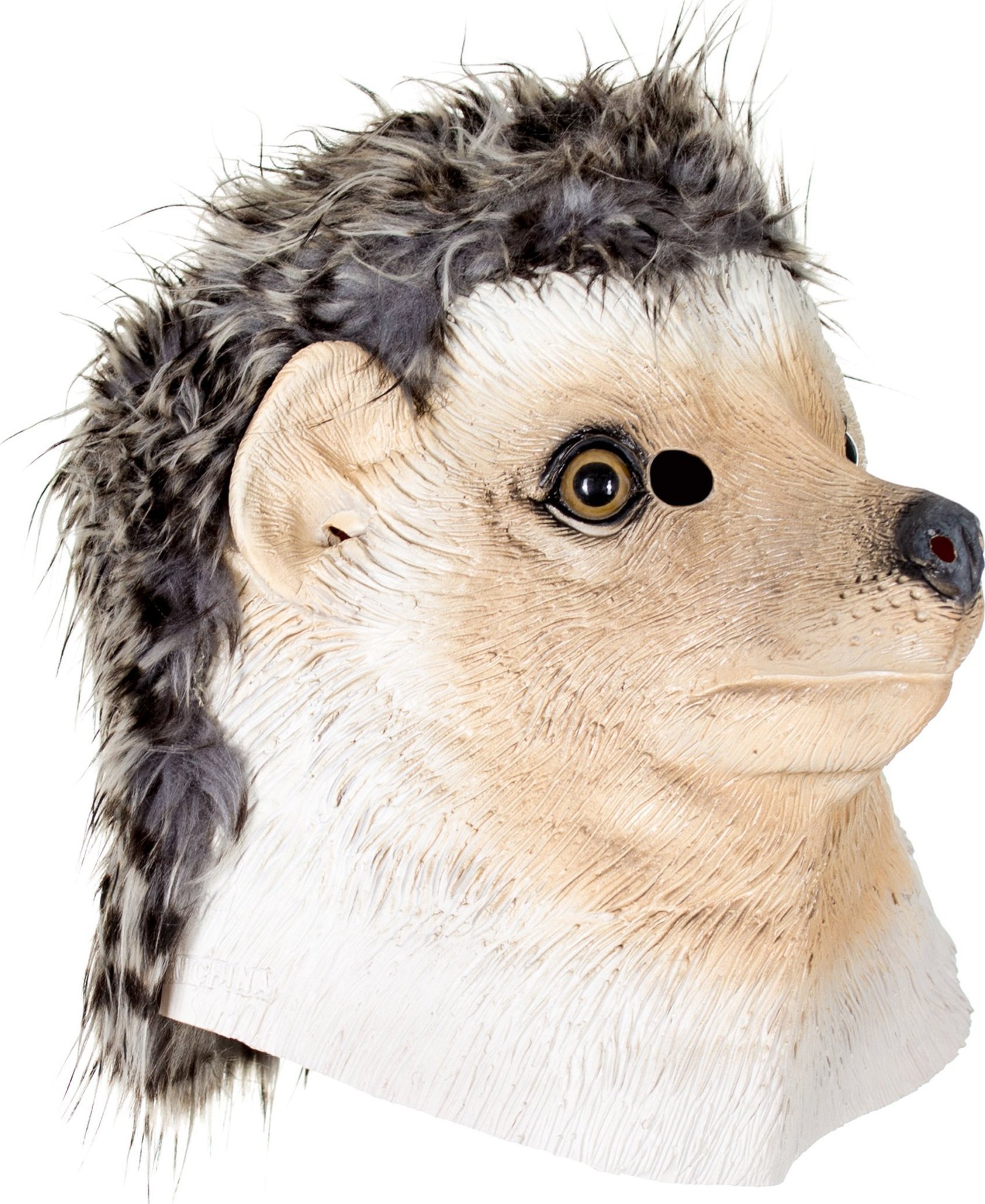 Korbi Profesjonalna lateksowa maska JEŻ głowa jeża