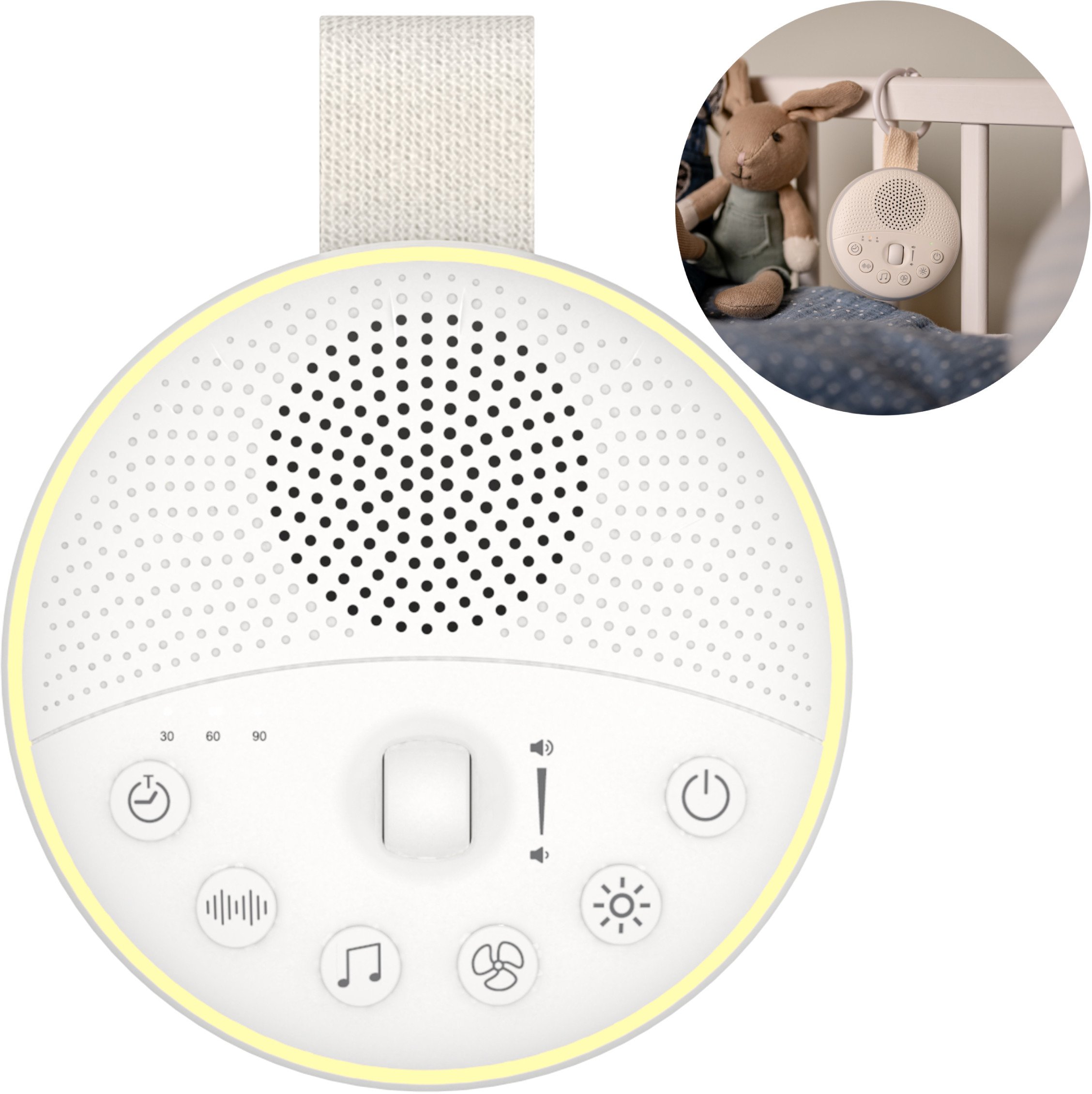 NEWELL LunaWhisper Lampka nocna LED z funkcją białego szumu