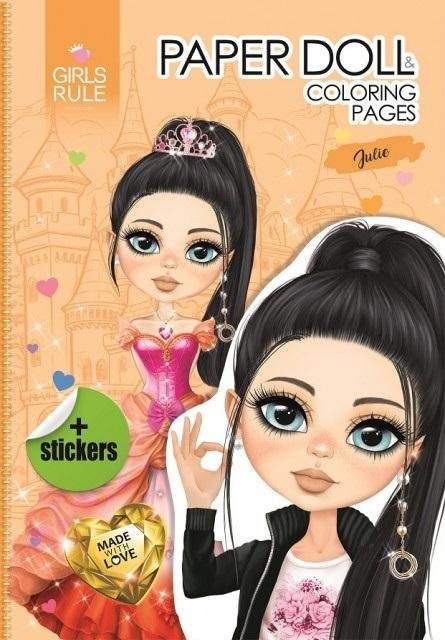 Midex Papierowa lalka do wycinania Julie