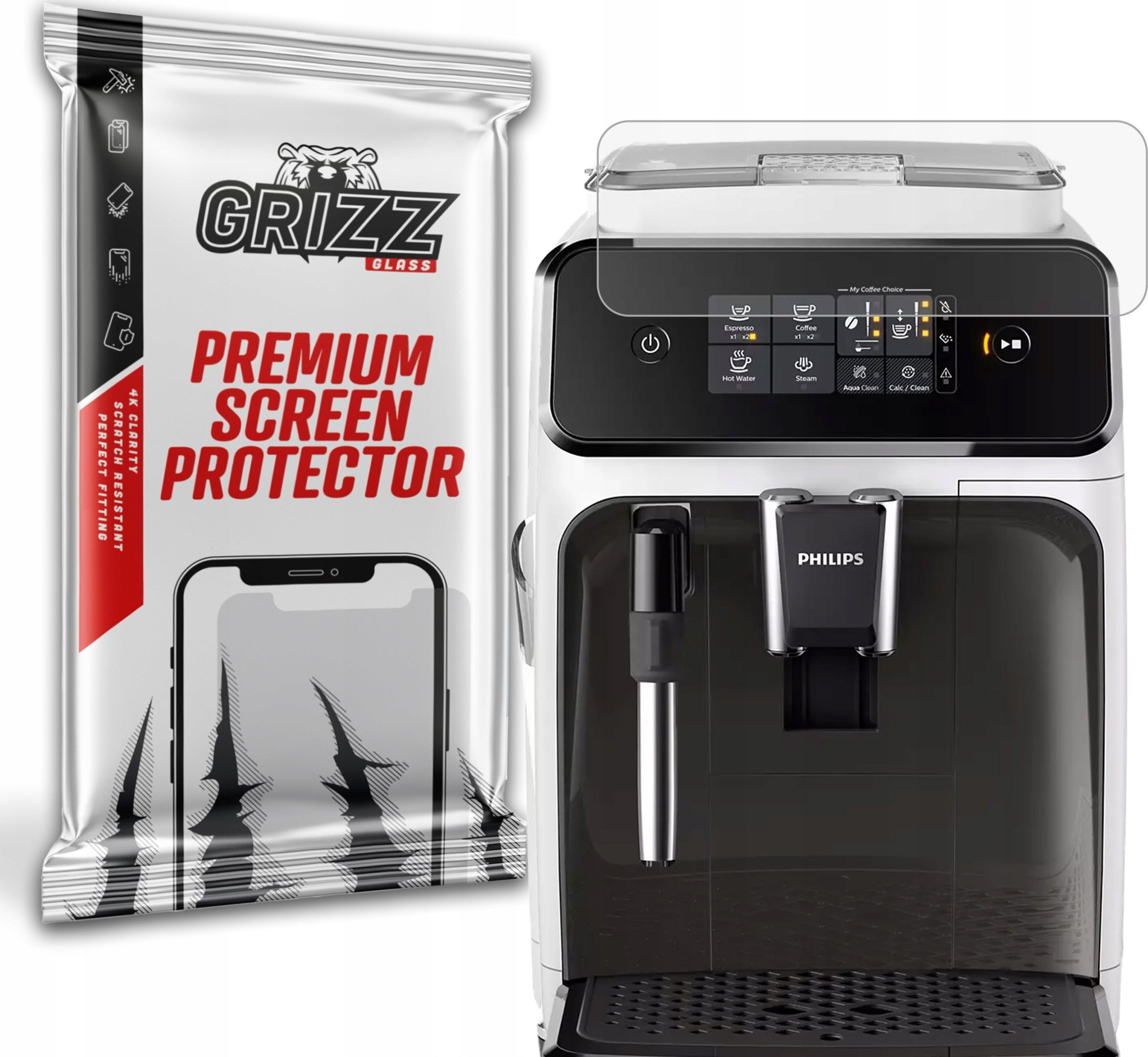 GrizzGlass Folia matowa GrizzGlass PaperScreen do Philips LatteGo 1200