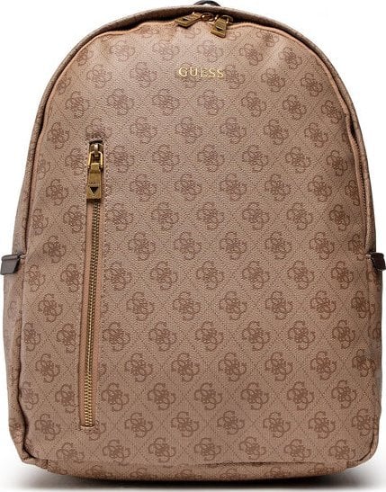 Guess Guess, Vezzola, Synthetic Leather, Backpack, Brown, 4G Logo, For Men, 21/32.5 x 39.5 x 15 cm For Men