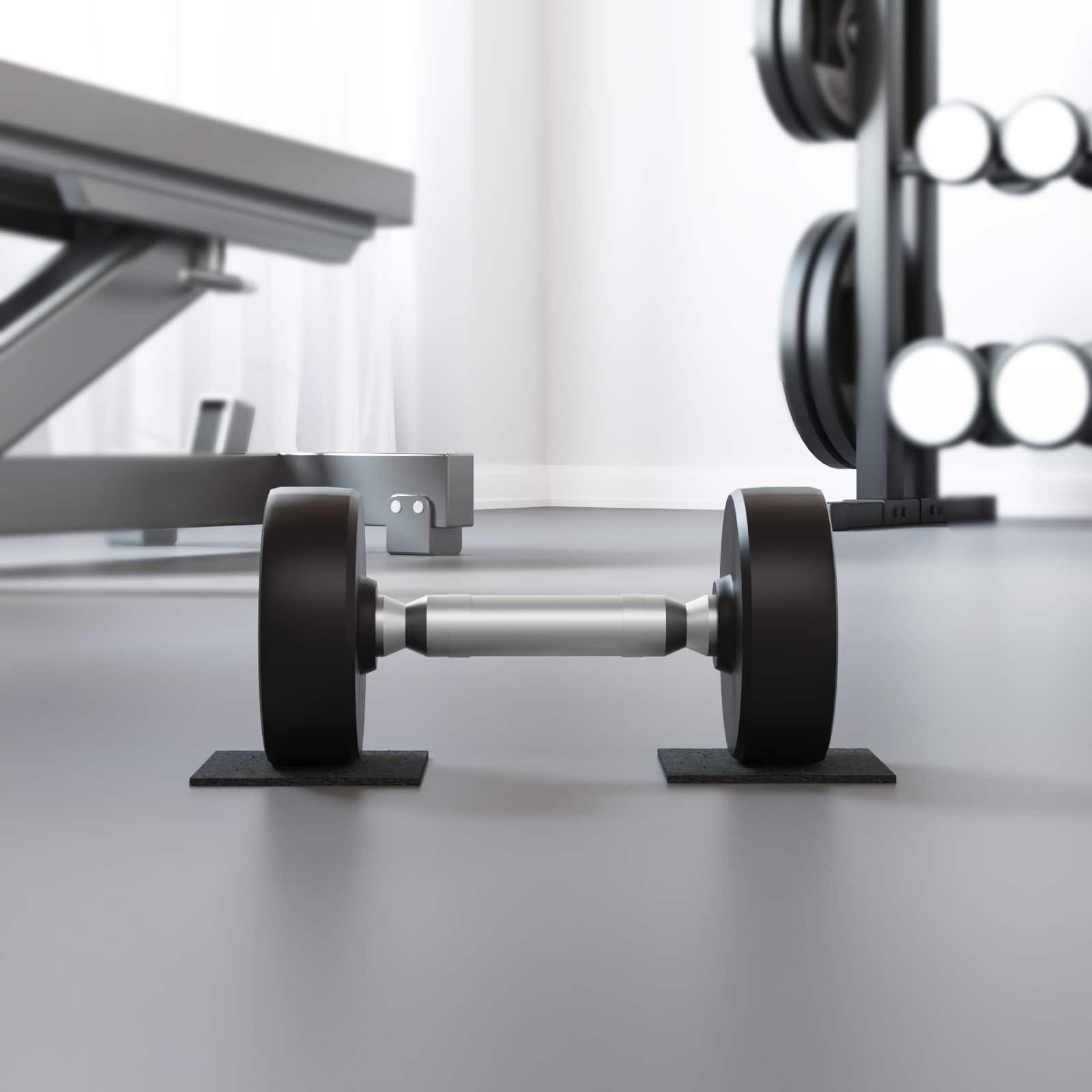 vidaXL Podkładka gumowa z gumy czarny