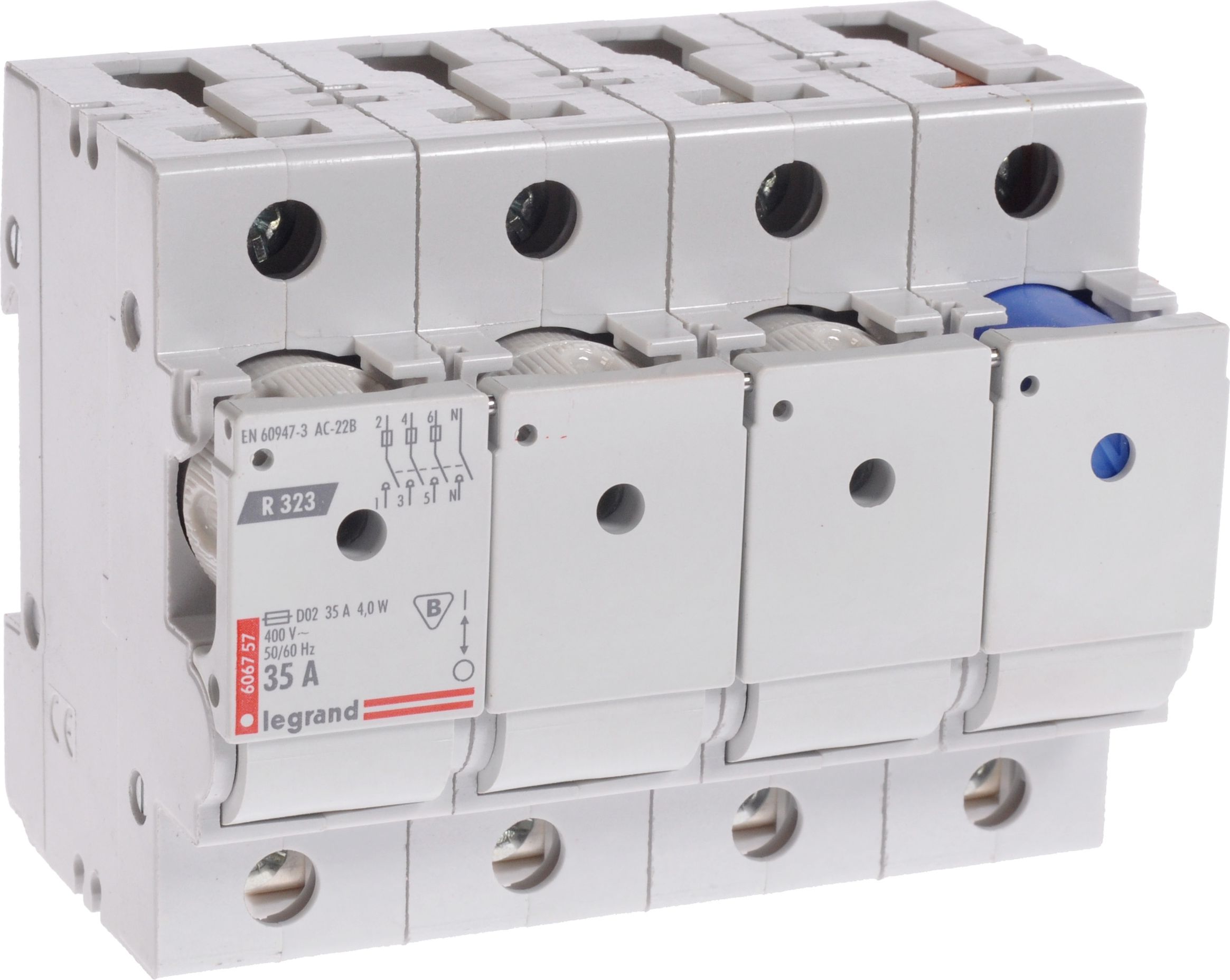 Legrand Rozłącznik bezpiecznikowy 3P+N 35A D02 R323 (606757)