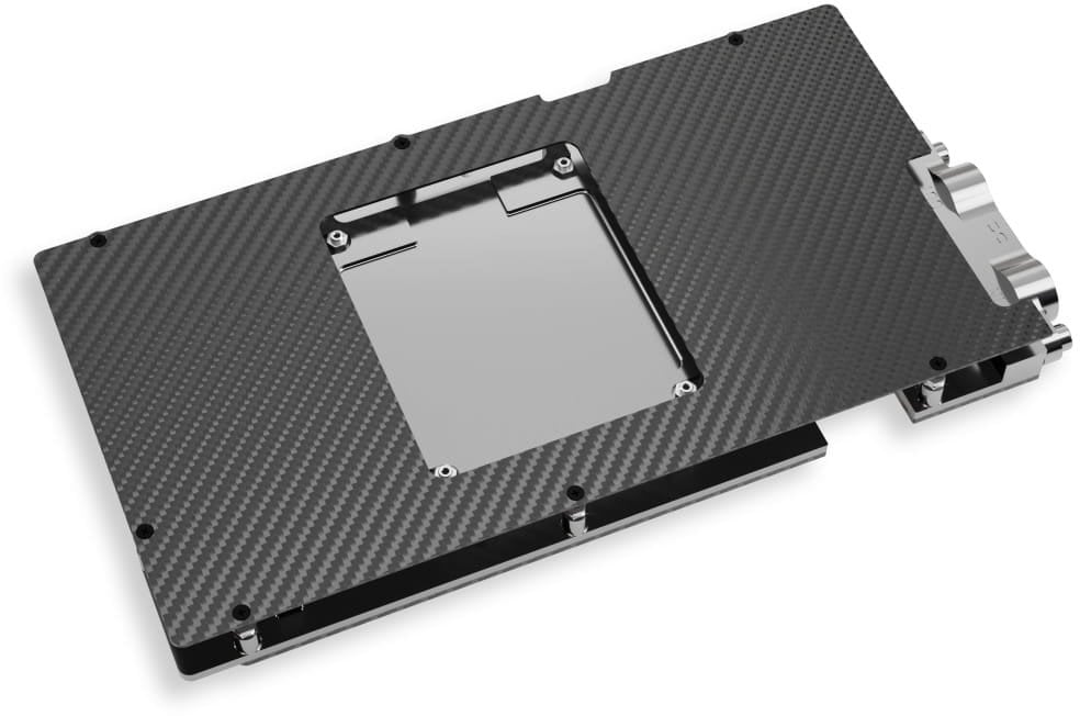 Alphacool ES RTX 5090 Reference Wasserblock, 1-Slot-Design, mit Backplate - carbon