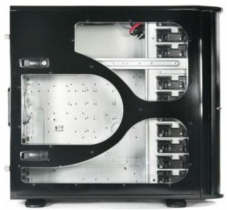 Obudowa Thermaltake obudowa komputerowa Soprano FX, czarny, przez bok, aluminiowy (bez zasilacza)