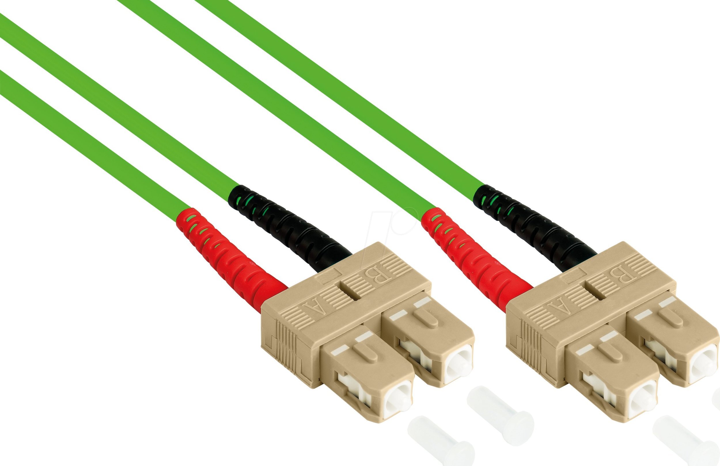 Alcasa Alcasa LW-810SC5 kabel InfiniBand / światłowodowy 10 m SC Zielony