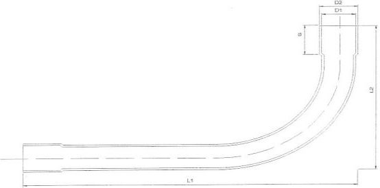 ELEKTROPLAST Kolanko sztywne pcv ZK 37 białe (09.40)