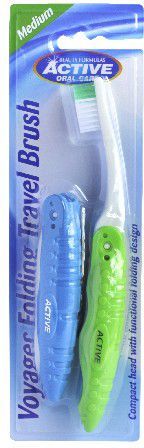 Beauty Formulas Active Oral Care Szczoteczka podróżna średnia 1 op.-2szt - 721969