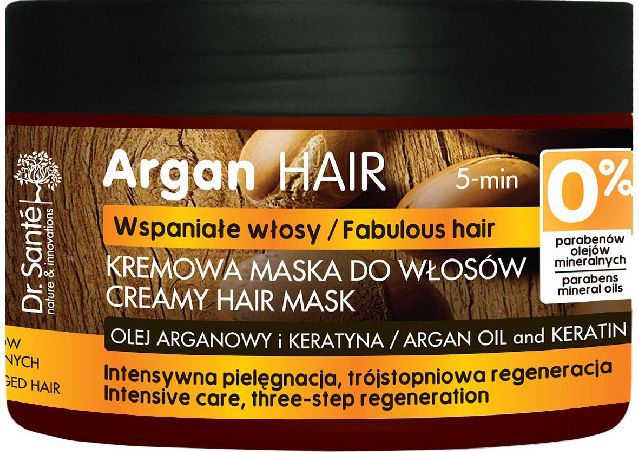 Dr. Sante Argan Hair Maska kremowa do włosów uszkodzonych 300ml