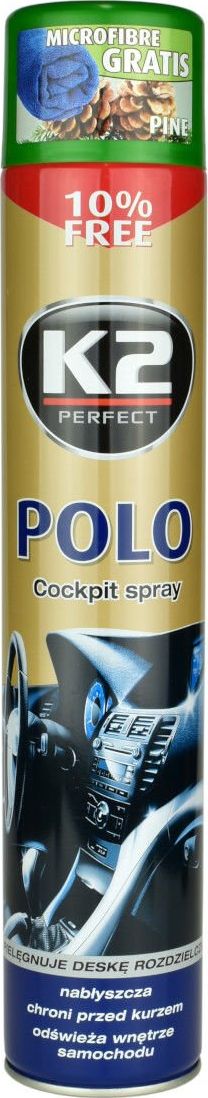 K2 Kokpit nabłyszczający K2 Polo Cockpit spray - Sosna 750ml uniwersalny