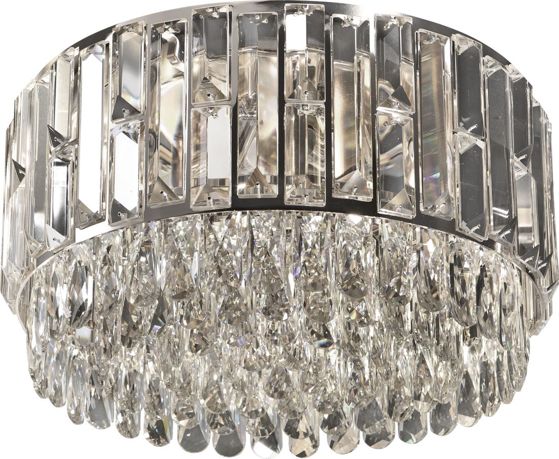 Lampa sufitowa Witek Home Plafon kryształowy Frost Chrome 60253/8