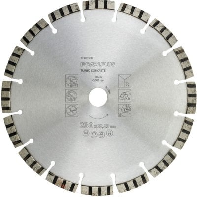 125X22,23MM TURBO CONCRETE HEAVY DUTY TARCZA DIAMENTOWA RT-DDT-125 1 szt.