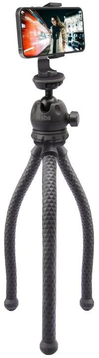 Statyw SBS Mobile TESQUIDPODSK, 3 leg(s), Black, 26.5 cm, 20 g