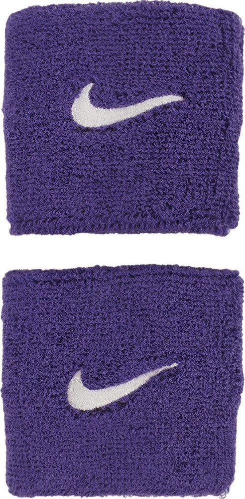 Frotki na rękę Nike Swoosh Wristbands 2 szt. fioletowe N1012405588OS