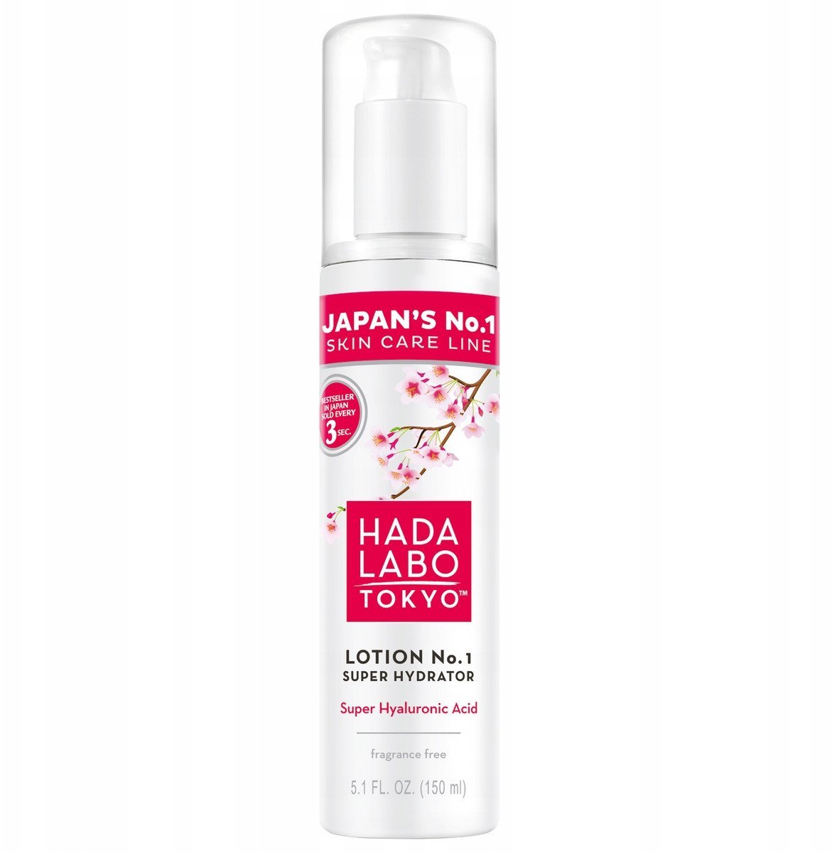 Hada Labo Tokyo, N°1, Hyaluronic Acid, Hydrating, Lotion, Face, 150 ml For Women