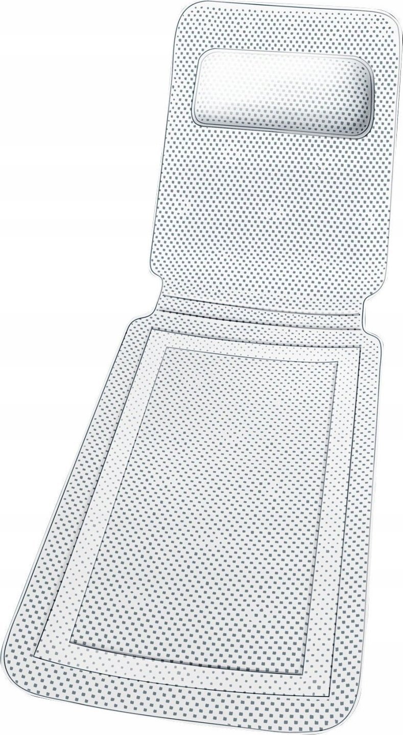 Maximex Wkładka do wanny Comfort, mata z przyssawkami, 125 x 36 cm