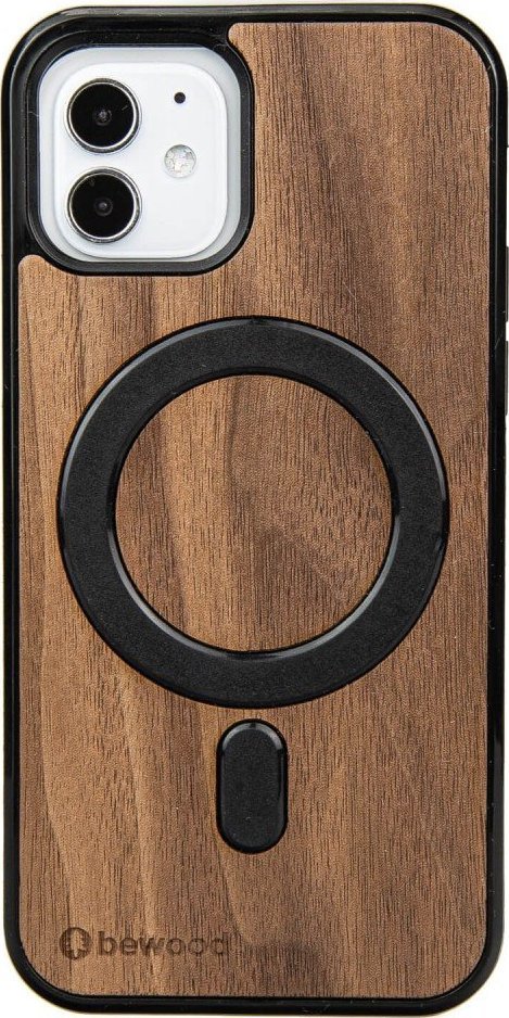 BeWood Drewniane Etui Bewood na iPhone 12/12 Pro Orzech Amerykański MagSafe
