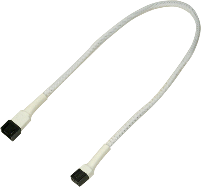 Nanoxia 3-pin - 3-pin, 0.3m, Biały (900400000)