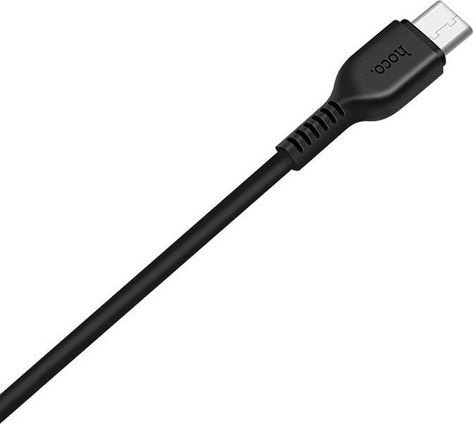 Kabel USB Hoco USB-A - USB-C 1 m Czarny (6957531061182)