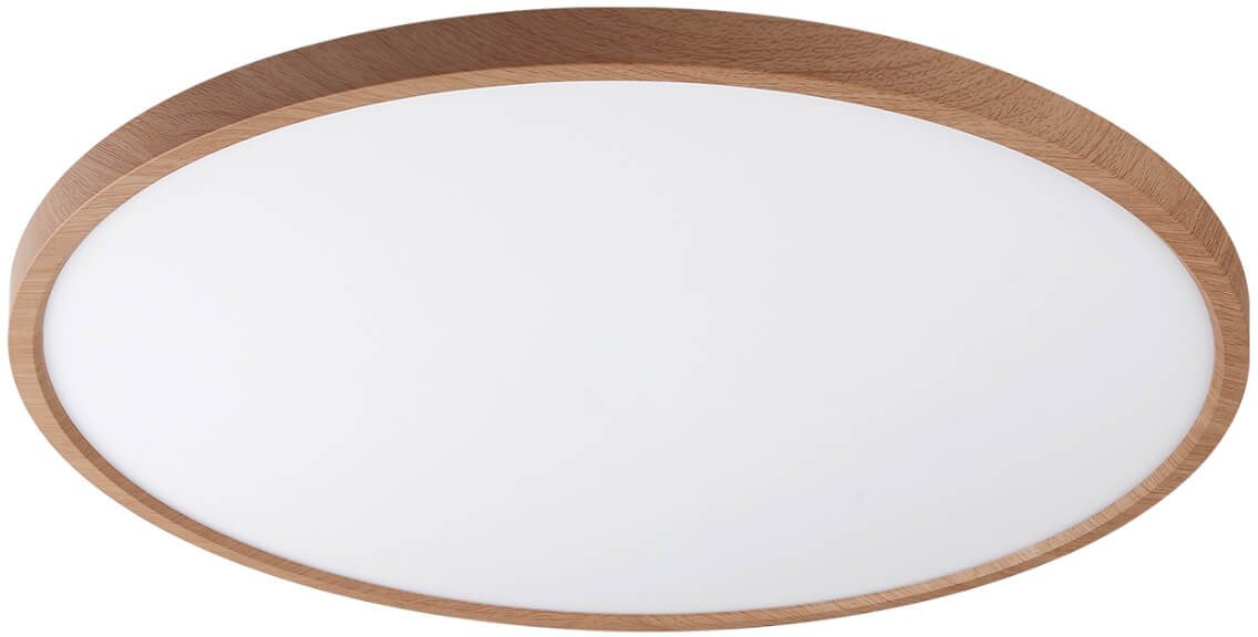 Zuma Line Cami WM-BP1108-S-W plafon lampa sufitowa 1x36W LED 3000-4000-6000K 3085 lm drewniany/biały