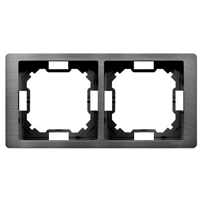 Kontakt-Simon Ramka 2-krotna Basic Neos tytan hydrografika (BMRC2/052)