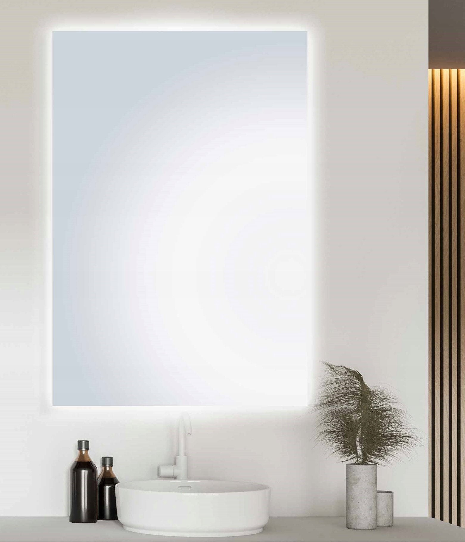 MIRROR ENLIGHTED LED LUNA 60X80CM