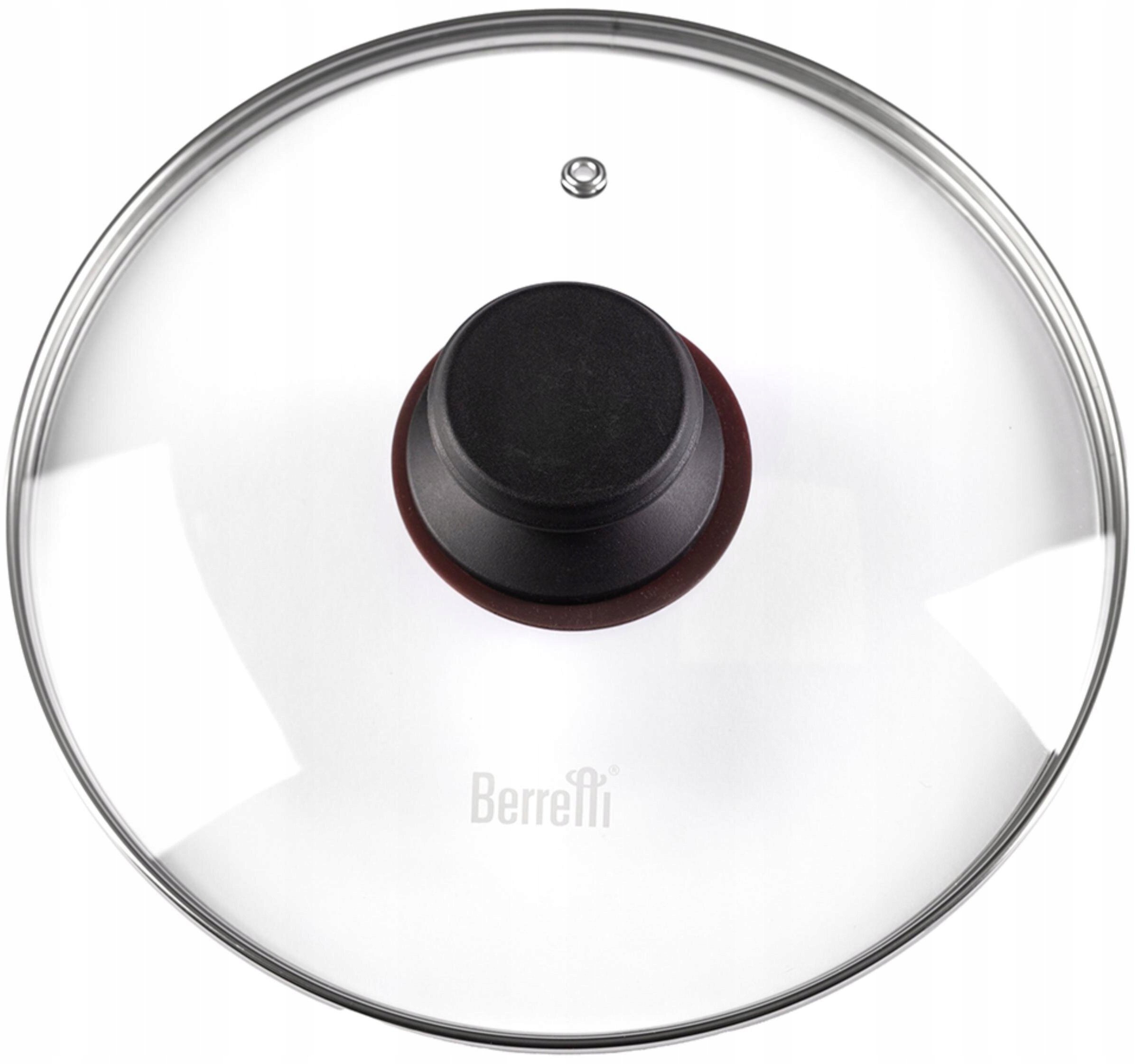 POKRYWKA SZKLANA Z GUMKĄ 24CM BR-0831