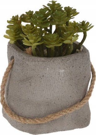Home Styling Collection Sztuczna roślina w doniczce cementowej, Ø 8 cm