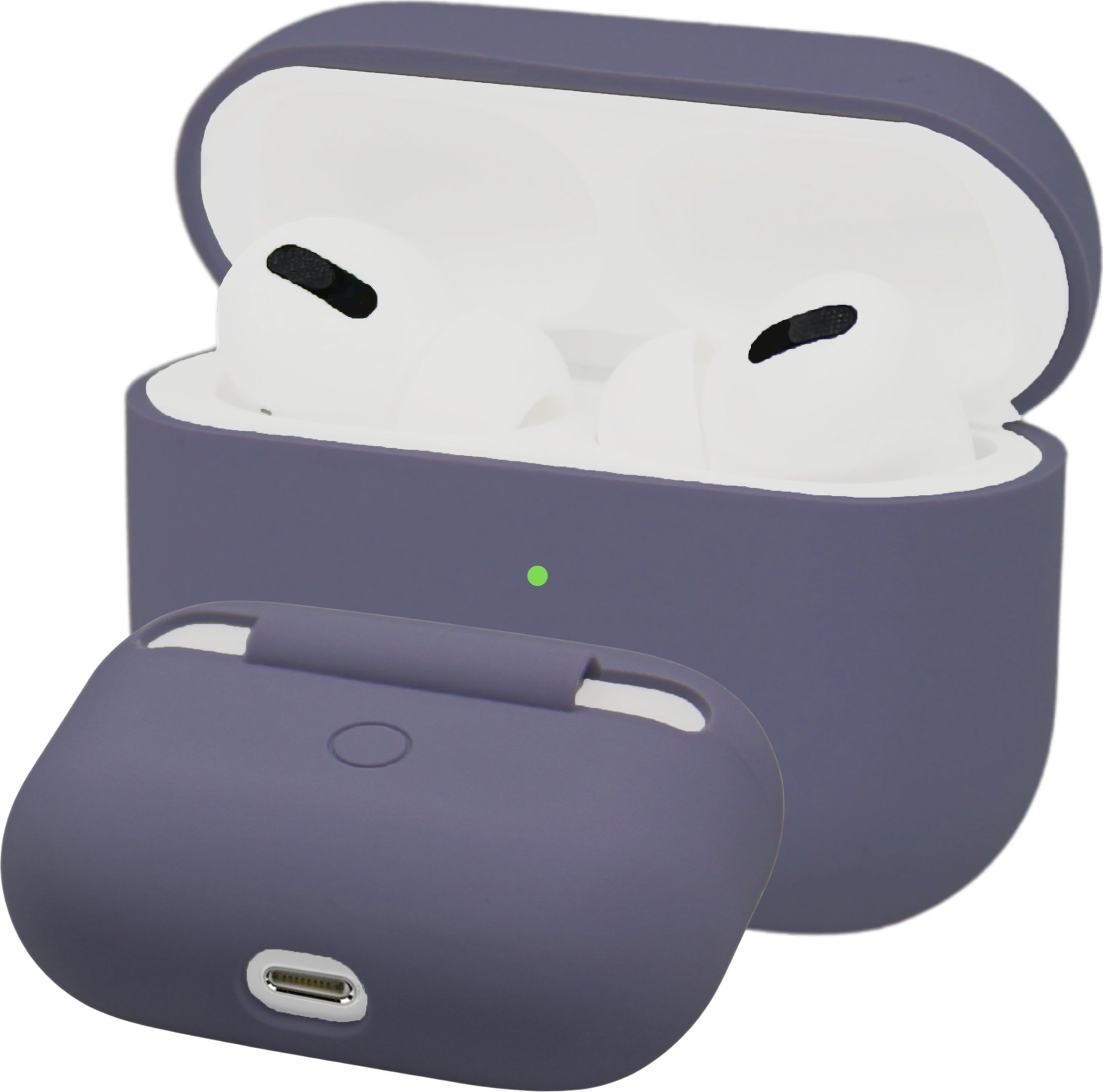 4TechGoods AIRPODS PRO ETUI SILIKONOWE CASE CIEMNY FIOLET