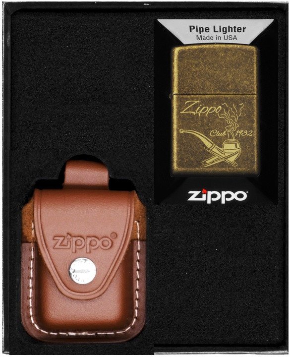 Zestaw ZIPPO Zapalniczka ZIPPO PIPE DESIGN Prezentowy No4