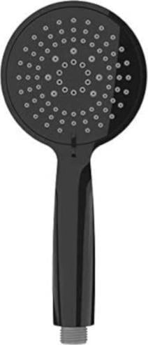 Słuchawka prysznicowa Wenko główka prysznicowa Young 11 cm 5 rodzajów strumienia ABS czarny