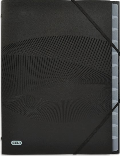 Elba Sorteringsmappe osmose, a4, 3-klap, 12 sektioner, sort