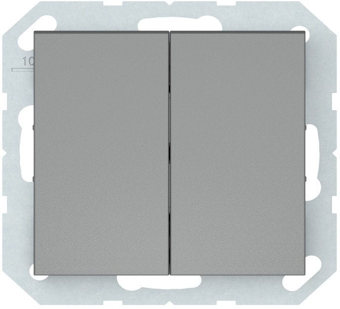 SWITCH 2GANG GREY P510-020-02 QR1000