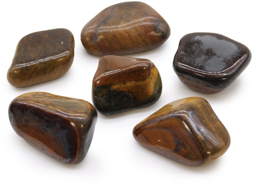 Kamień Afrykański Duży - Tygrysie Oko | 6 sztuk