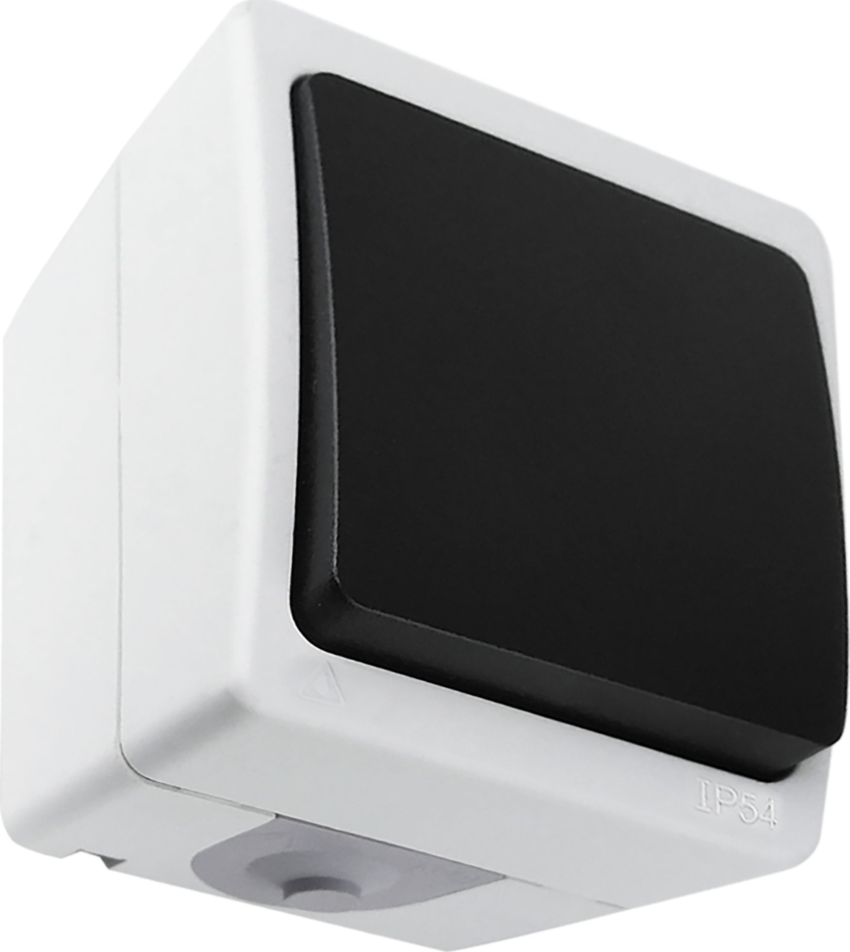 Orno Łącznik jednobiegunowy AQUATIC MINI IP 54 Biało-Czarny, 10 sztuk