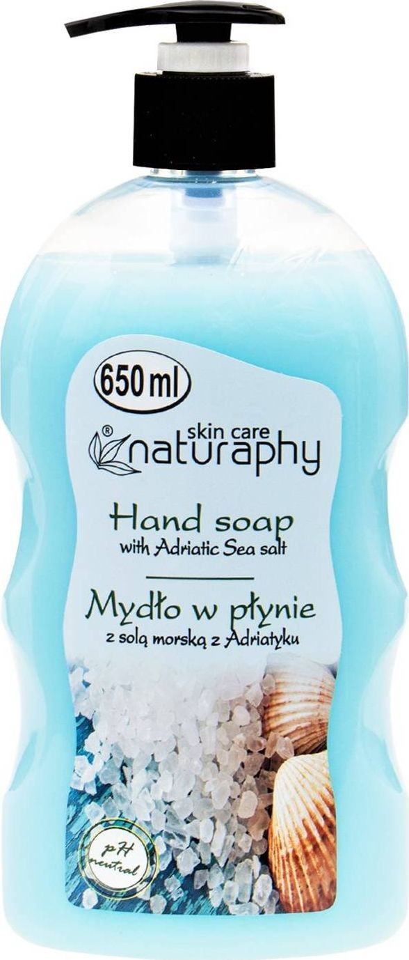 BluxCosmetics Mydło w płynie z sola morską z Adriatyku 650 ml