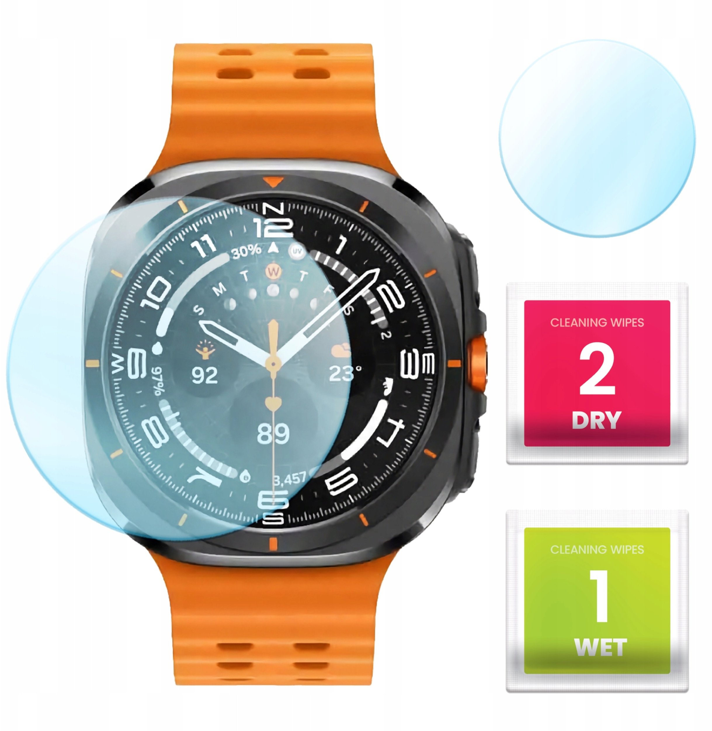 Szkło Hybrydowe do Samsung Galaxy Watch 7 Ultra (Szkiełko, Ochronne)